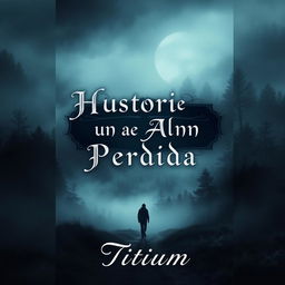 A captivating book cover for "Historia de un Alma Perdida" by Titium