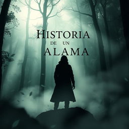 a mystical and evocative book cover featuring the title 'Historia de un Alma Perdida'