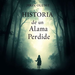 a mystical and evocative book cover featuring the title 'Historia de un Alma Perdida'