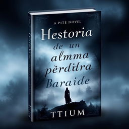 A captivating book cover design for a novel titled "Historia de un alma perdida" created by Titium