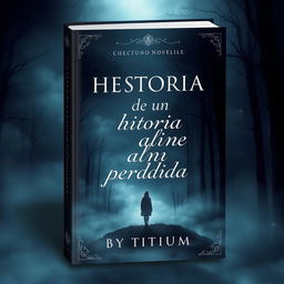 A captivating book cover design for a novel titled "Historia de un alma perdida" created by Titium