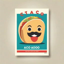 Design a vibrant and captivating poster for a taco brand named 'Cita Citacos'. Include mouth-watering tacos, and hints of Mexican culture to signify the tacos' authenticity.