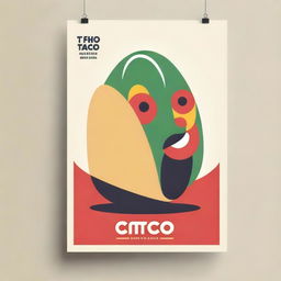 Design a vibrant and captivating poster for a taco brand named 'Cita Citacos'. Include mouth-watering tacos, and hints of Mexican culture to signify the tacos' authenticity.