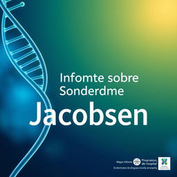 Una portada profesional e informativa per a un informe sobre la Síndrome de Jacobsen