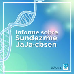 Una portada profesional e informativa per a un informe sobre la Síndrome de Jacobsen