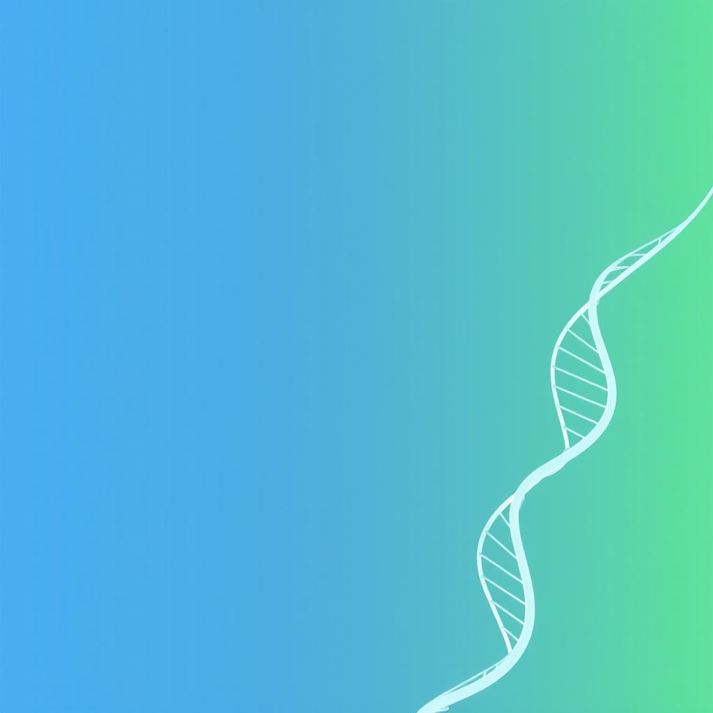 A professional cover page background for a report featuring a subtle DNA helix