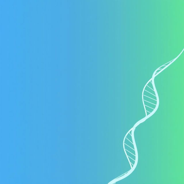 A professional cover page background for a report featuring a subtle DNA helix