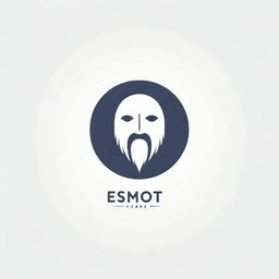 Design a creative and distinctive logo with the name 'Esmot Gar' prominently featured on it. Incorporate elements reflecting innovation and gaming culture.