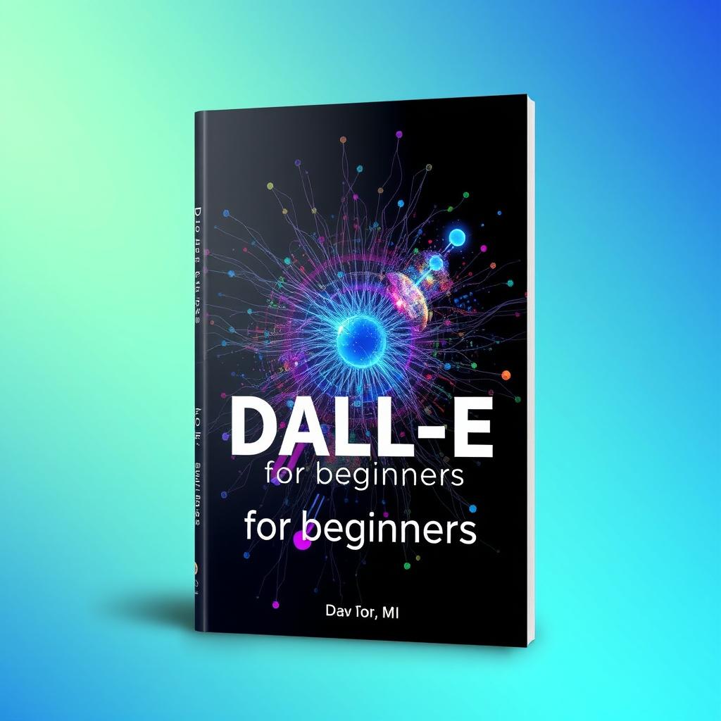 Ebook cover design centered on DALL-E for beginners