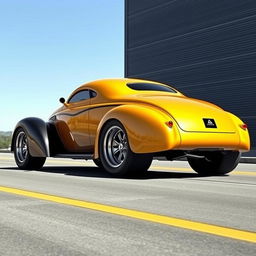 A supercar envisioned by Khyzyl Saleem, featuring a 1939 Chevy Coupe as its muse