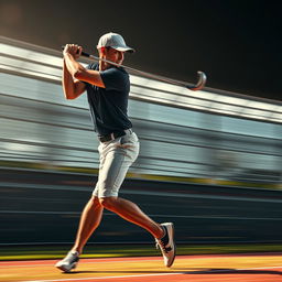 A dynamic scene depicting an athlete illustrating force summation in sports