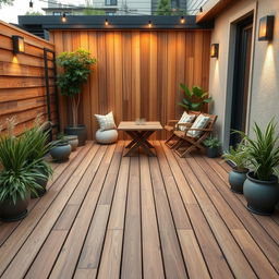 Design an outdoor terrace floor with the dimensions of 4 meters by 3