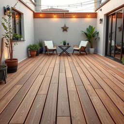 Design an outdoor terrace floor with the dimensions of 4 meters by 3