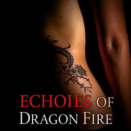 A mysterious dark-themed book cover titled 'Echoes of Dragon Fire