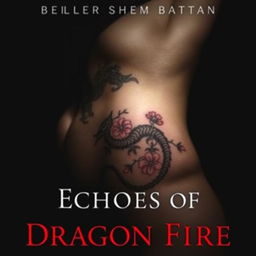 A mysterious dark-themed book cover titled 'Echoes of Dragon Fire