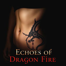 A mysterious dark-themed book cover titled 'Echoes of Dragon Fire