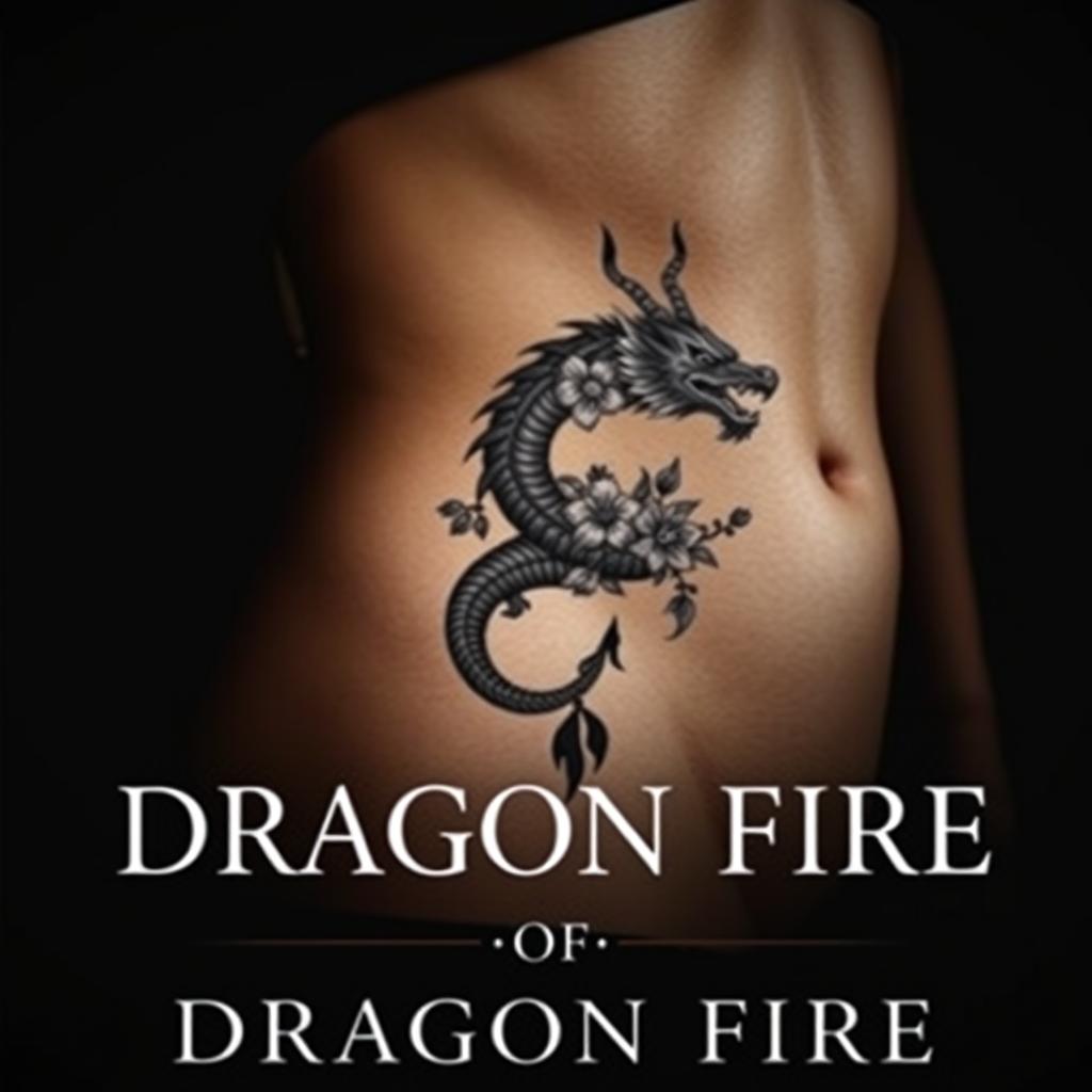 A mysterious dark-themed book cover titled 'Echoes of Dragon Fire