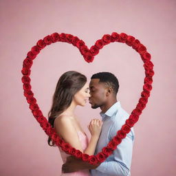 Create Valentine's Day photos with unique compositions, dynamic perspectives, and artistic flair, embodying the essence of love in a visually stunning manner.