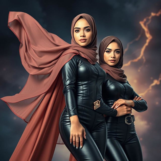 Malaysian women wearing hijabs portrayed as sexy superheroes