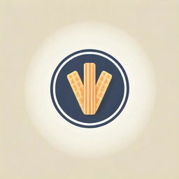 Logo featuring delicious and crunchy wafer sticks. The logo should imply taste, pleasure, and high quality. Include elements to suggest it being a snack product.