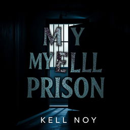 A mysterious and suspenseful book cover for the novel titled "My Cell Prison