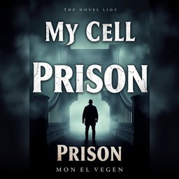 A mysterious and suspenseful book cover for the novel titled "My Cell Prison