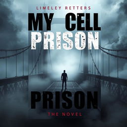 A mysterious and suspenseful book cover for the novel titled "My Cell Prison