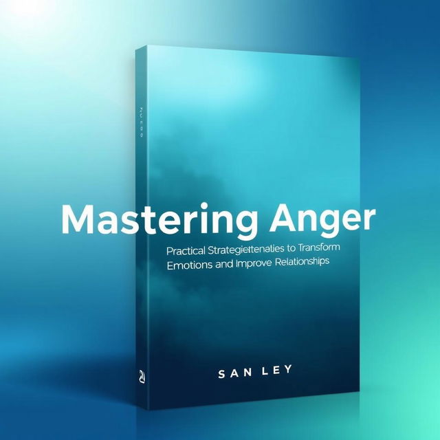 A modern and impactful e-book cover for "Mastering Anger: Practical Strategies to Transform Emotions and Improve Relationships"