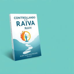 e-book cover design for "Controlando a Raiva: Estratégias Práticas para Transformar Emoções e Melhorar Relacionamentos" by Alef Guerreiro