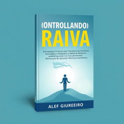 e-book cover design for "Controlando a Raiva: Estratégias Práticas para Transformar Emoções e Melhorar Relacionamentos" by Alef Guerreiro