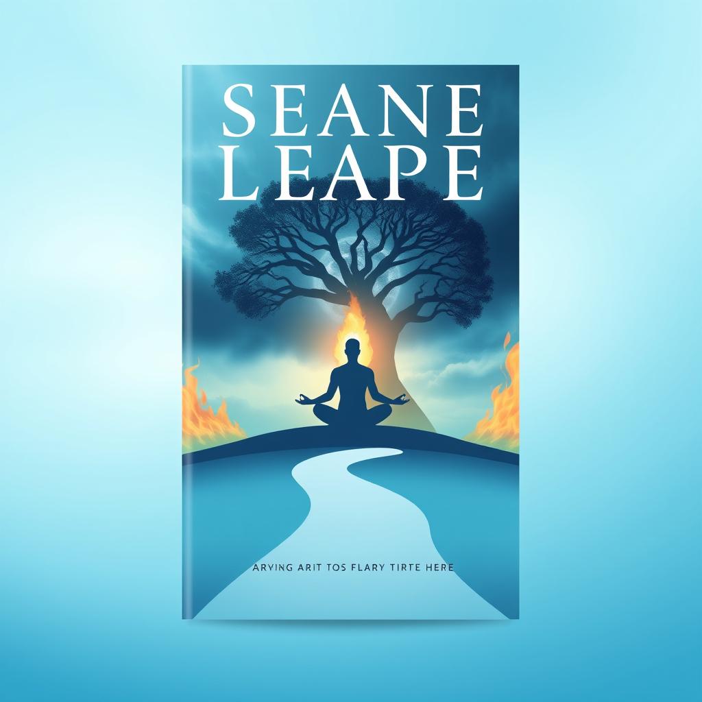 Ebook cover design featuring serene and balanced imagery