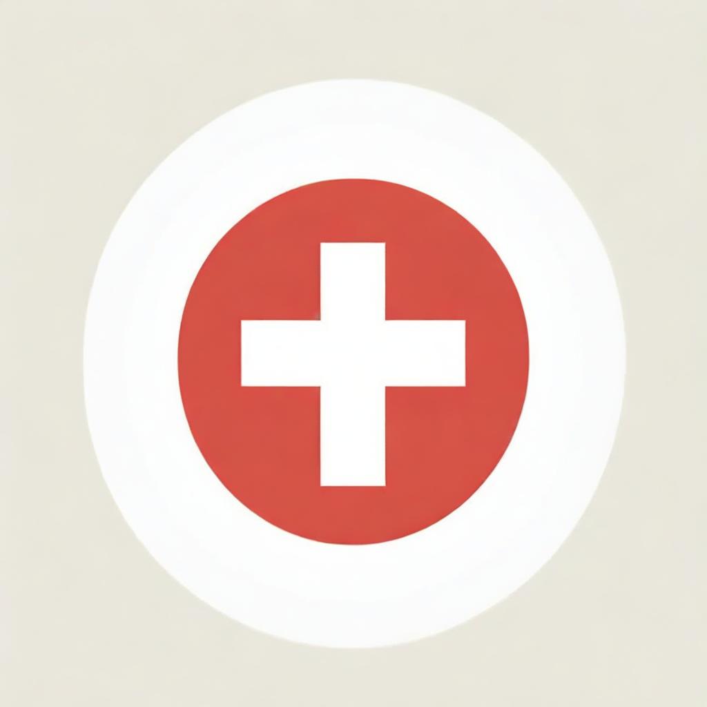 A Red Cross logo intermingled with symbols of the camillians, including benedictions and prayers. Make it evoke a sense of spiritual healing and welfare.