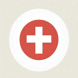 A Red Cross logo intermingled with symbols of the camillians, including benedictions and prayers. Make it evoke a sense of spiritual healing and welfare.