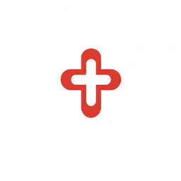 A Red Cross logo intermingled with symbols of the camillians, including benedictions and prayers. Make it evoke a sense of spiritual healing and welfare.