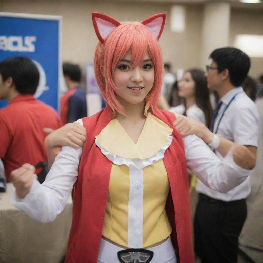 A lively anime, comics, and gaming (ACG) community gathering filled with cosplayers, artists and gamers. Notable features include booths of merchandise, gaming stations, manga library, and a cosplay stage.