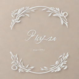 Update the previous image to include the full name 'Rilza Iffath' in elegant typography, keeping the soft and soothing background.