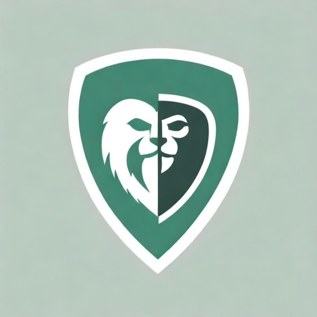 Generate a logo for a fan club of the Deportivo Cali football team, using the team's colors of green and white. Incorporate elements symbolizing passion, camaraderie, and undying sportsmanship.