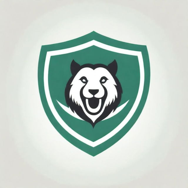 Generate a logo for a fan club of the Deportivo Cali football team, using the team's colors of green and white. Incorporate elements symbolizing passion, camaraderie, and undying sportsmanship.