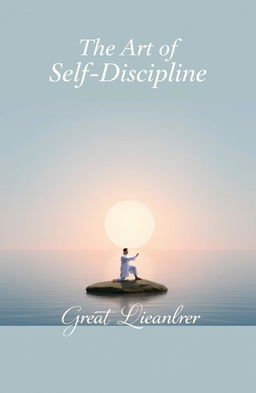 A beautifully designed cover for an audiobook titled 'The Art of Self-Discipline' by Great Learner