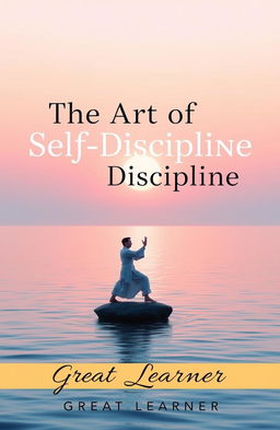 A beautifully designed cover for an audiobook titled 'The Art of Self-Discipline' by Great Learner