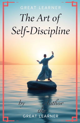 A beautifully designed cover for an audiobook titled 'The Art of Self-Discipline' by Great Learner