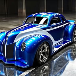 A 1939 Chevy Coupe transformed into a supercar with a widebody design by Khyzyl Saleem