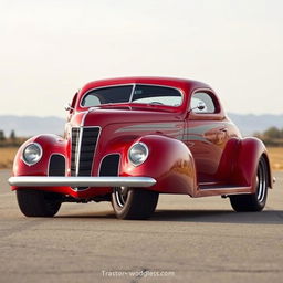 1939 Chevrolet Coupe transformed into a sleek fusion supercar