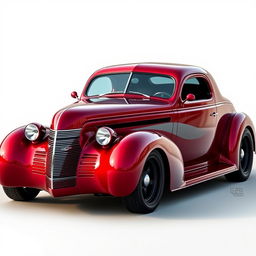 1939 Chevrolet Coupe transformed into a supercar with a widebody design