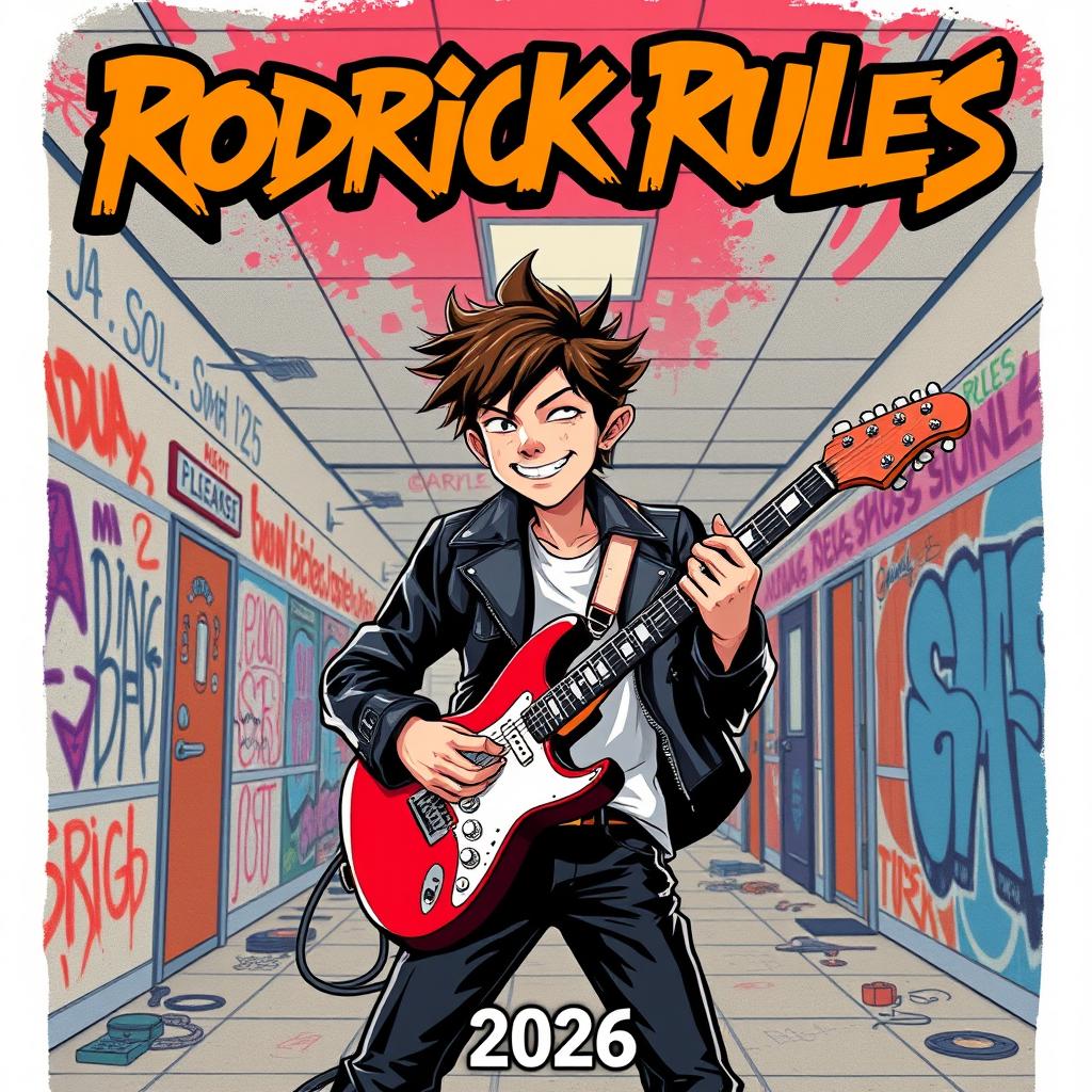 A movie poster for 'Rodrick Rules' set to release in 2026