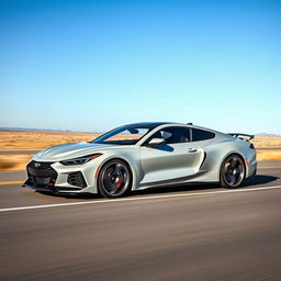 A captivating fusion of the Corvette C8 and the Audi RS7, reimagined as a 4-door sedan adorned with a Chevrolet badge