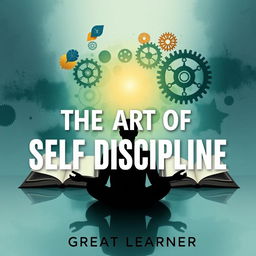 An artistic representation of the audiobook titled 'The Art of Self Discipline' by the author Great Learner