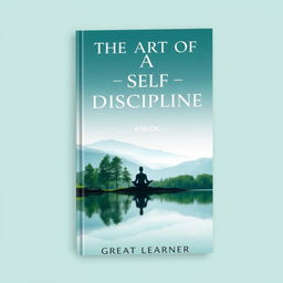 A captivating book cover for 'The Art of Self Discipline' by Great Learner