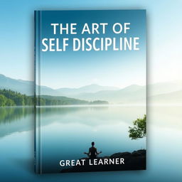 A captivating book cover for 'The Art of Self Discipline' by Great Learner