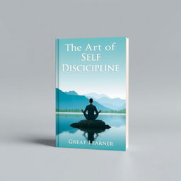 A captivating book cover for 'The Art of Self Discipline' by Great Learner